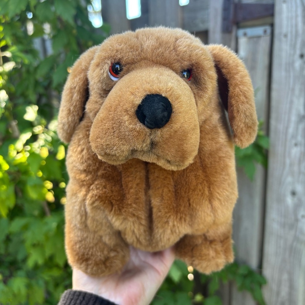 Vintage Dakin Plush Dog Reginald The Bloodhound Stuffed Animal